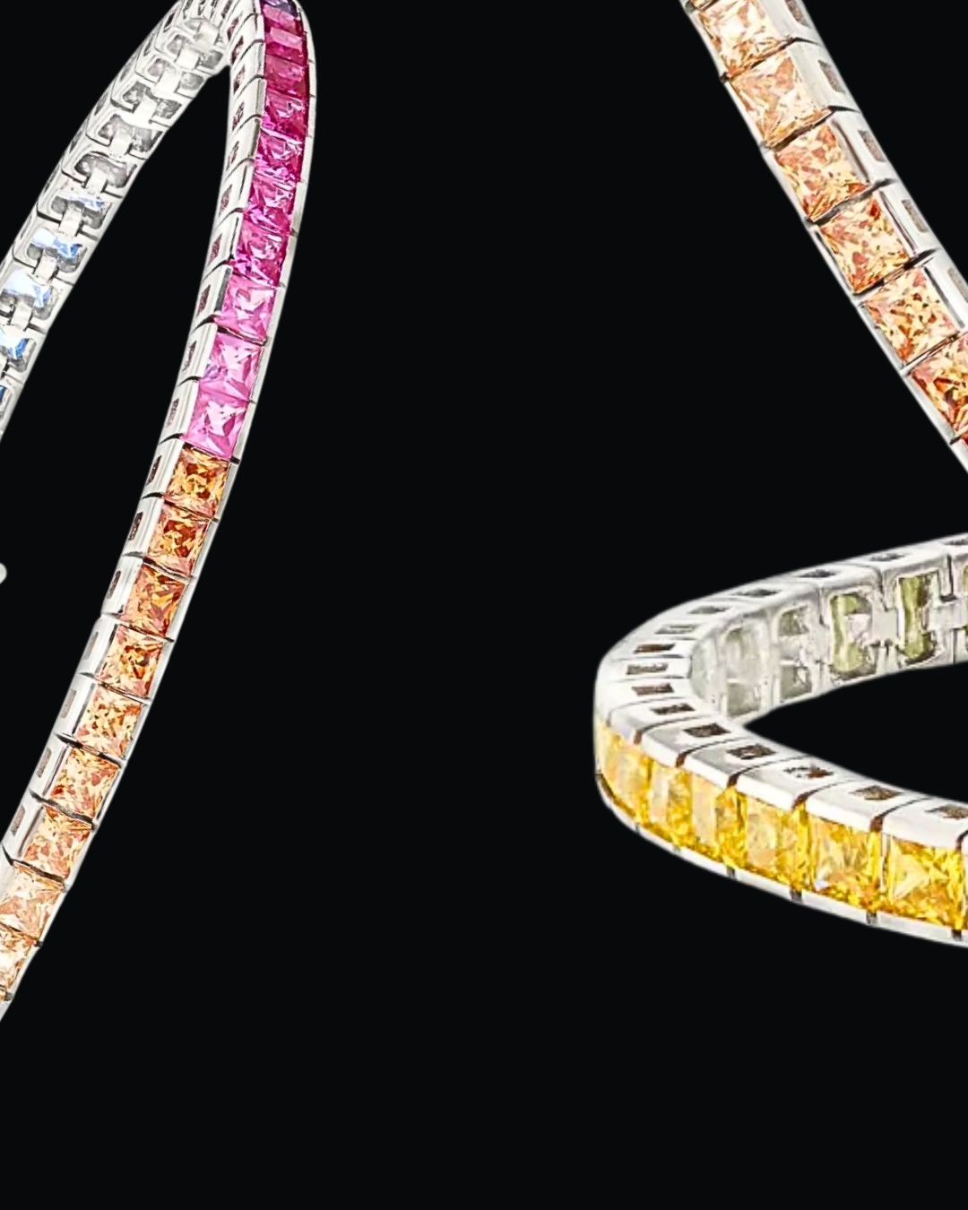 Tennis Raimbow in argento 925