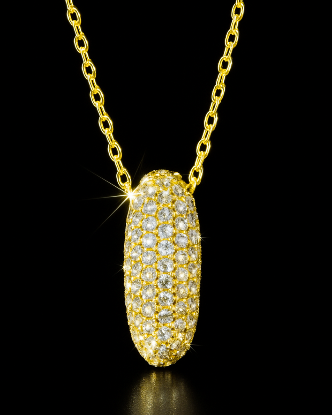 Collana Lettere Bubble - Collanina Argento 925