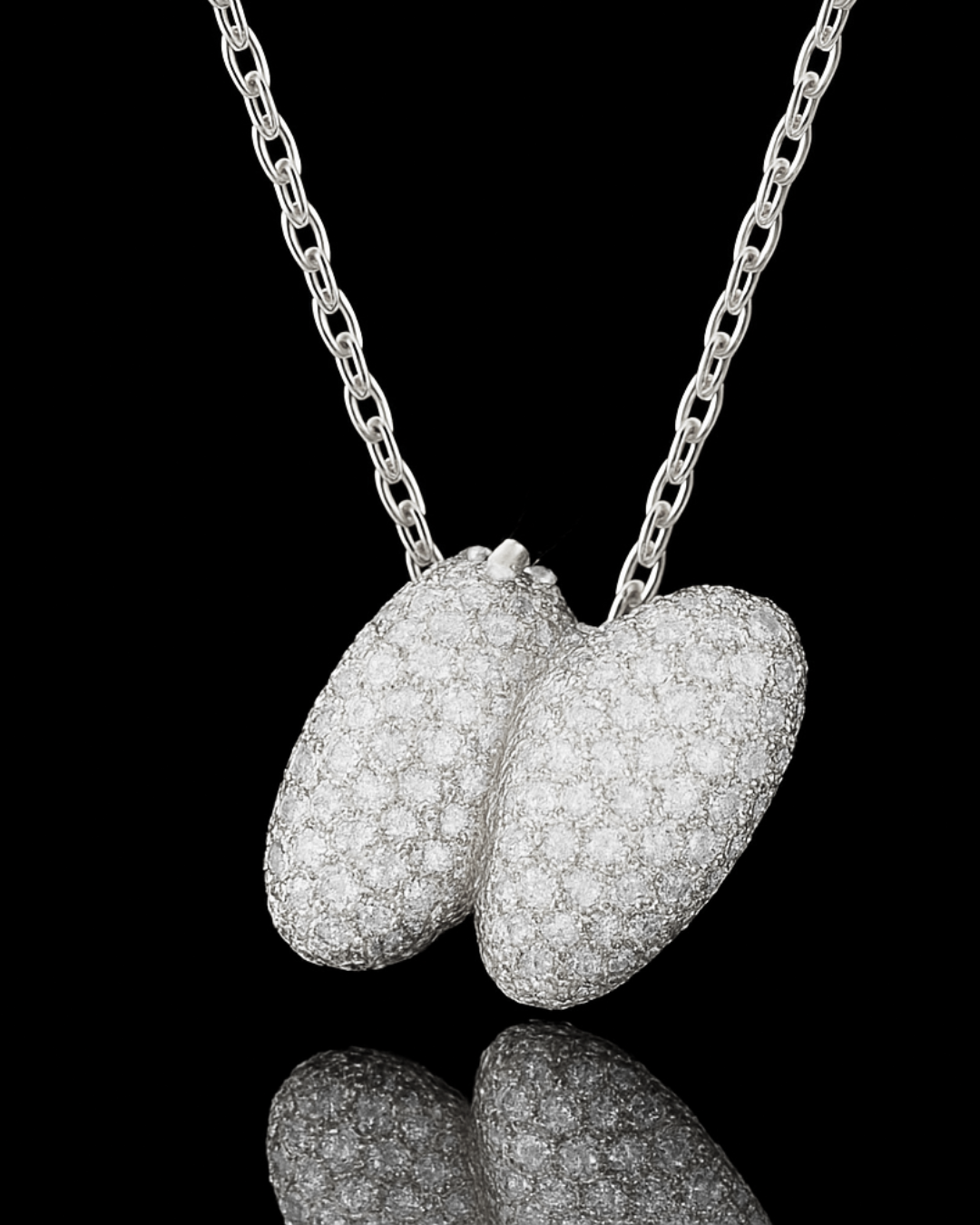 Collana Lettere Bubble - Collanina Argento 925