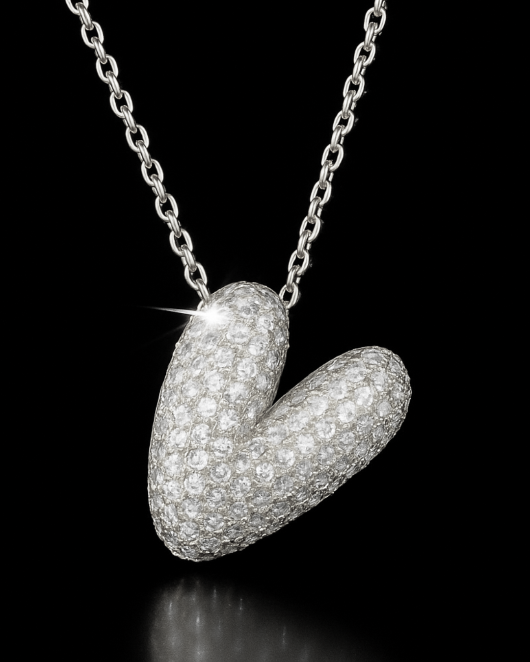 Collana Lettere Bubble - Collanina Argento 925