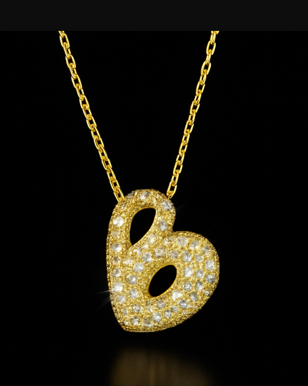 Collana Lettere Bubble - Collanina Argento 925