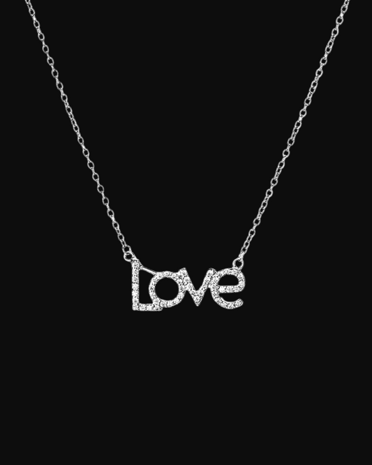 Collana LOVE in argento 925