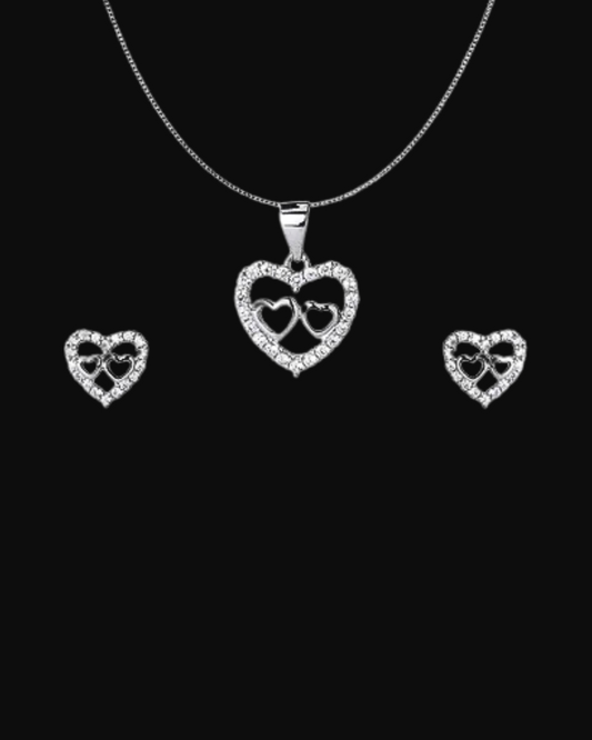 Set love in argento 925